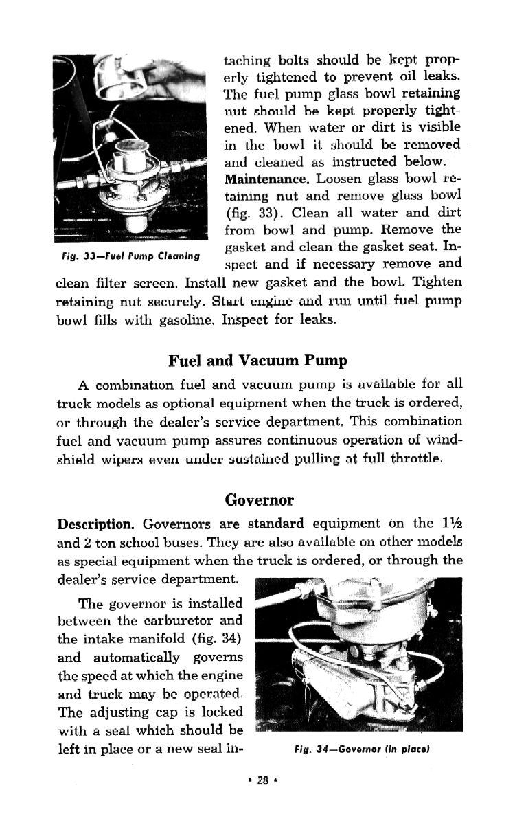 1953 Chevrolet Trucks Operators Manual Page 11